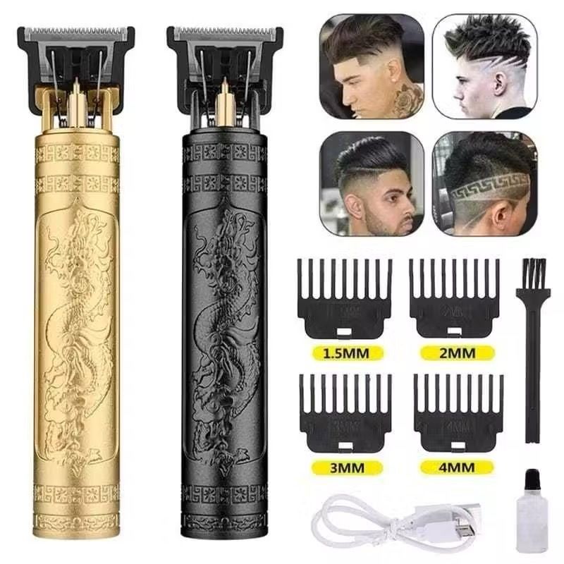 Tondeuse de Précision Rechargeable – Zéro Espace, Ultra Fine, Design Luxe Dragon